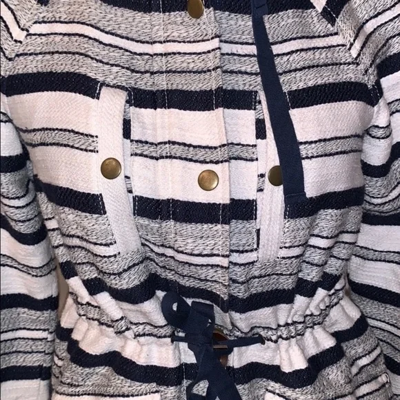 LOFT Nautical Striped Jacket - Picture 3 of 6